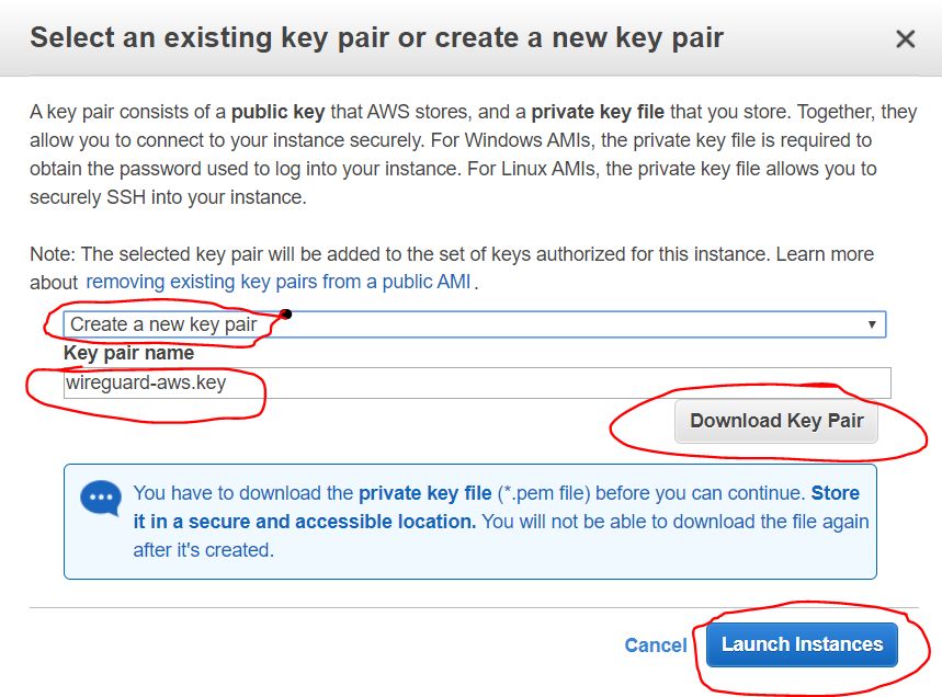 Creating access keys